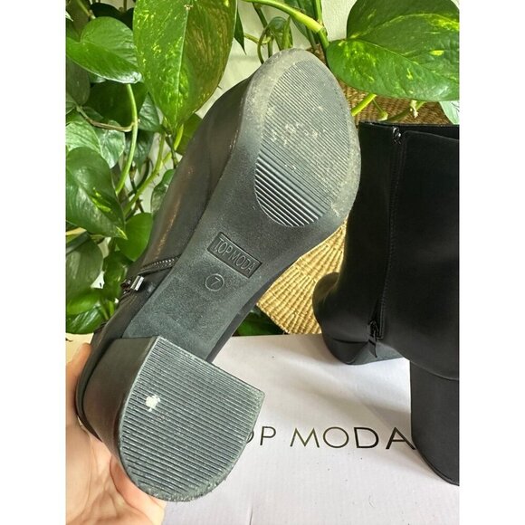 Top Moda women’s size 7 black boots - Picture 12 of 12
